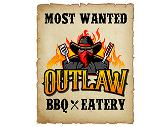 Outlaw BBQ & Eatery logo design by scriotx