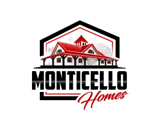 Monticello Homes logo design by adm3