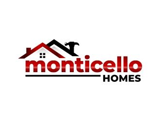 Monticello Homes logo design by adm3
