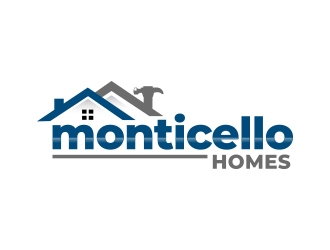 Monticello Homes logo design by adm3