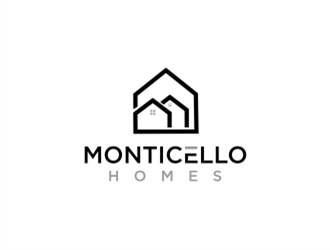 Monticello Homes logo design by sheilavalencia