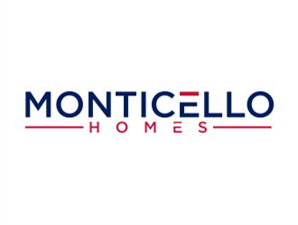 Monticello Homes logo design by sheilavalencia