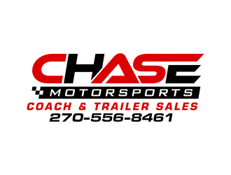 Chase Motorsports Coach & Trailer logo design by ingepro
