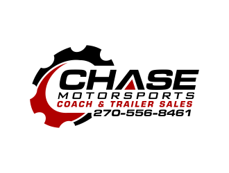 Chase Motorsports Coach & Trailer logo design by ingepro
