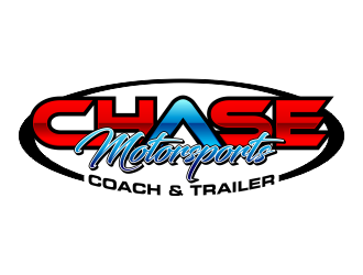 Chase Motorsports Coach & Trailer logo design by ekitessar