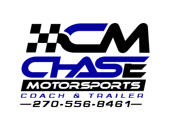 Chase Motorsports Coach & Trailer logo design by scriotx