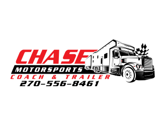 Chase Motorsports Coach & Trailer logo design by scriotx