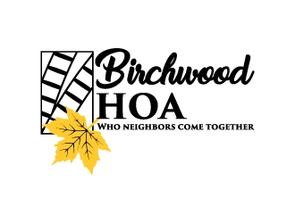 Birchwood HOA logo design by aryamaity