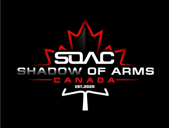 Shadow of Arms Canada logo design by Suvendu
