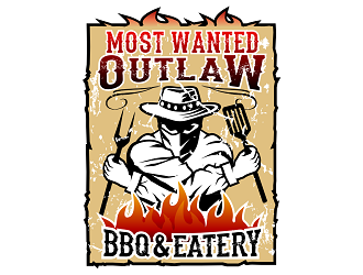 Outlaw BBQ & Eatery logo design by haze