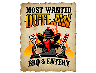 Outlaw BBQ & Eatery logo design by scriotx
