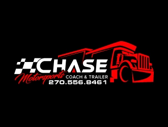 Chase Motorsports Coach & Trailer logo design by jaize
