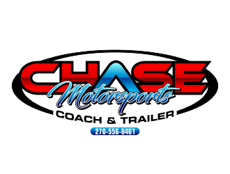 Chase Motorsports Coach & Trailer logo design by ekitessar