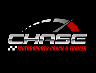 Chase Motorsports Coach & Trailer logo design by kunejo