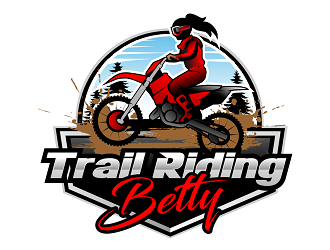 Trail Riding Betty logo design by haze