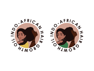 Indo-African Hair Growth Oil logo design by mukleyRx