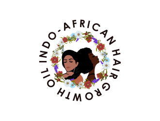 Indo-African Hair Growth Oil logo design by mukleyRx