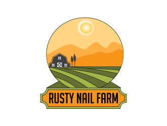 Rusty Nail Farm logo design by Greenlight