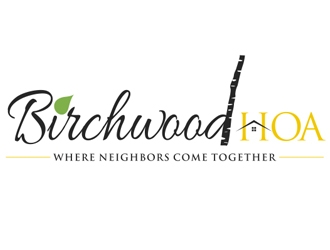 Birchwood HOA logo design by Abril