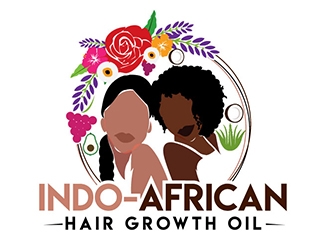 Indo-African Hair Growth Oil logo design by gogo