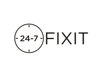 24-7 Fixit logo design by rief
