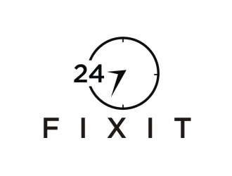 24-7 Fixit logo design by Franky.