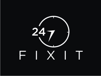 24-7 Fixit logo design by Franky.