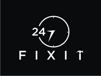24-7 Fixit logo design by Franky.