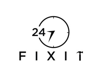 24-7 Fixit logo design by Franky.