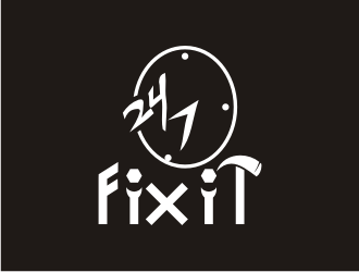 24-7 Fixit logo design by bricton
