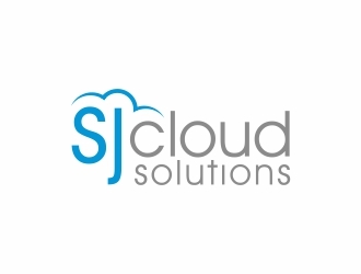 SJ Cloud Solutions logo design by langitBiru