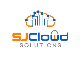 SJ Cloud Solutions logo design by axel182