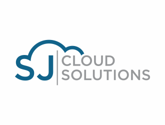 SJ Cloud Solutions logo design by eagerly
