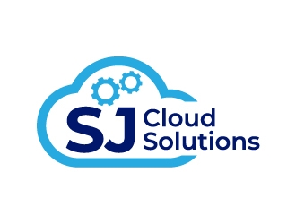 SJ Cloud Solutions logo design by kgcreative