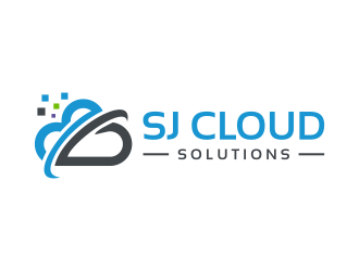 SJ Cloud Solutions logo design by p0peye