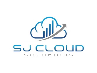 SJ Cloud Solutions logo design by ruki