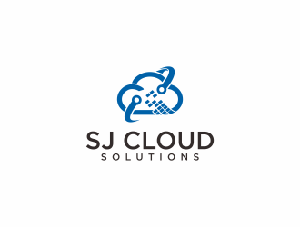 SJ Cloud Solutions logo design by InitialD