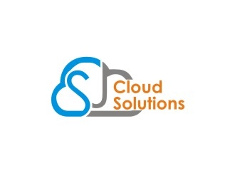 SJ Cloud Solutions logo design by Diancox