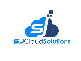 SJ Cloud Solutions logo design by bosbejo