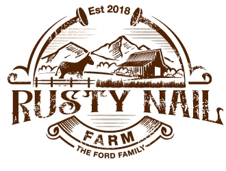 Rusty Nail Farm logo design by PMG