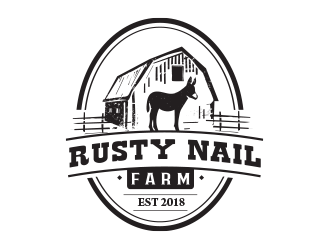 Rusty Nail Farm logo design by vinve