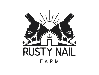Rusty Nail Farm logo design by sanu