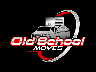 Old School Moves  logo design by zonpipo1