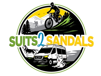 Suits2Sandals logo design by gogo