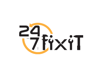 24-7 Fixit logo design by yippiyproject