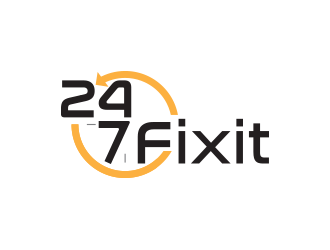24-7 Fixit logo design by yippiyproject