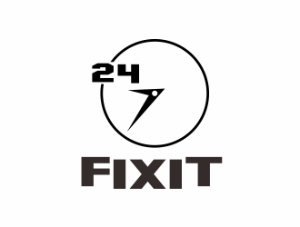 24-7 Fixit logo design by afra_art
