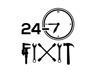 24-7 Fixit logo design by cintoko