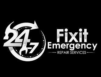 24-7 Fixit logo design by Suvendu