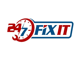 24-7 Fixit logo design by jaize